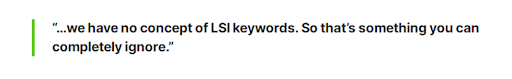 LSI (Latent Semantic Indexing) Keywords